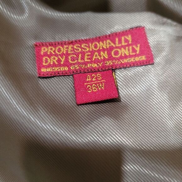 Vitaliano super 150s cloth 42S / 36W mens 2 piece matching suit jacket and pants - Picture 7 of 10